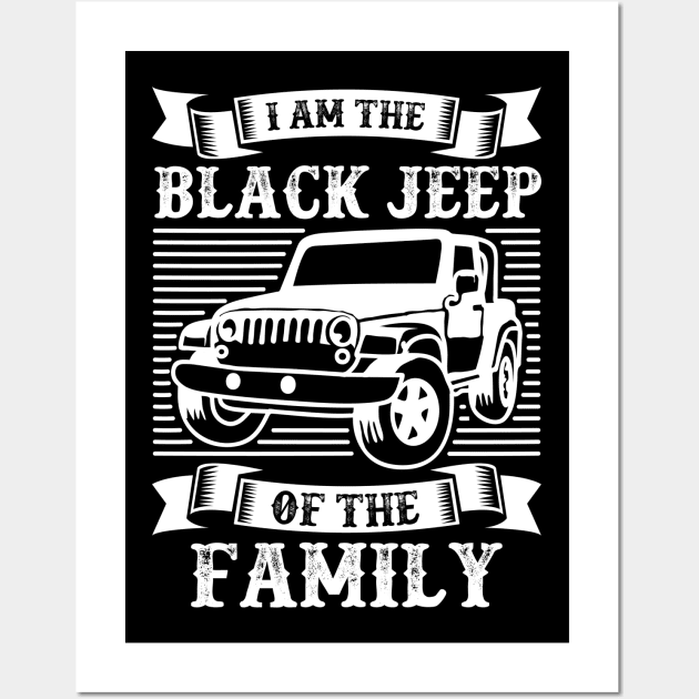 Jeep Of The Family Wall Art by Rizaldiuk